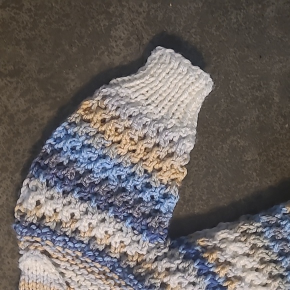 BOHO HANDMADE KNIT BABY CARDIGAN SWEATER - Picture 5 of 7